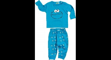 Sesamstraat babyset 2-delig - Koekie Monster - Cookie Monster - blauw - maat 62/68