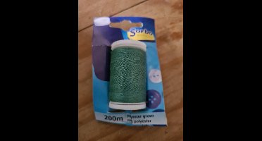 200m Polyester garen groen Sorbo