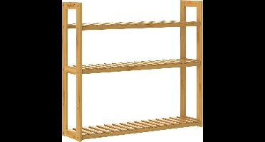 Casaria 2-in-1 wandplank & staande plank van bamboe