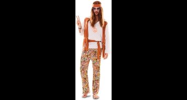 Witbaard Verkleedpak Hippie Heren Polyester Maat Xl
