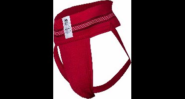 MM Sports The Original No. 10 Swimmer/Jogger Jockstrap 3 inch Red - MAAT M - Heren Ondergoed - Jockstrap voor Man - Mannen Jock