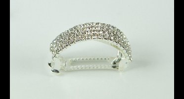 Patentspeld half rond strass