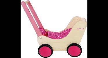 Simply For Kids Houten Poppenwagen Roze