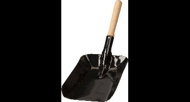 Kolenschep met Houten Handvat 15,5cm - 25,5 x 17cm - Zwart