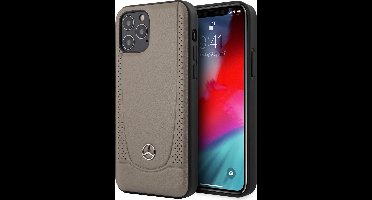 Bruin hoesje van Mercedes-Benz - Backcover - iPhone 12 Pro Max - Perforated Urban