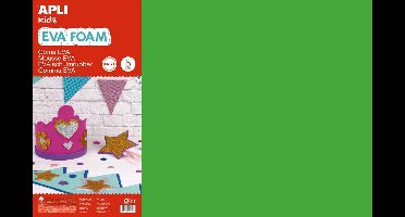 Apli Kids EVA Foam vellen 60 x 40 cm Donkergroen - 5 vel