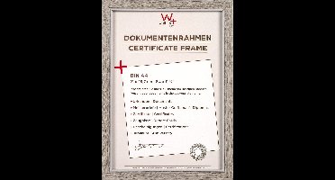 Walther Hygge - MDF Wooden lijst - Fotoformaat 21x29,7 cm (DIN A4) - Grijs