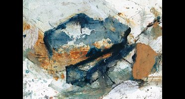 Kunstdruk Heinz Göbel - Schwebender Fels 70x50cm
