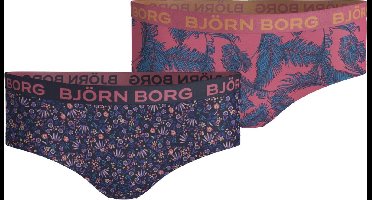 Bjorn Borg - Meisjes - 2-Pack Tiny Flower Hipster - Multicolor - 158