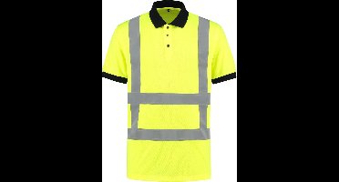 EM Traffic Poloshirt High Visibility RWS Fluor Geel - Maat 7XL