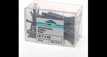 Hoenderdaal Draadnagel platkop 2,7x 55 blank(350)