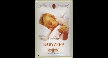 Babyzeep reclame De Vergulde Hand reclamebord 10x15 cm
