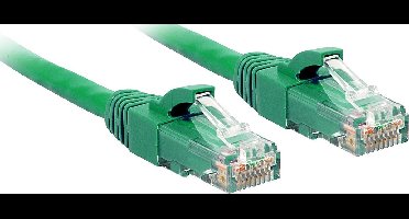 LINDY 48051 RJ45 Netwerkkabel, patchkabel CAT 6 U/UTP 7.50 m Groen 1 stuk(s)