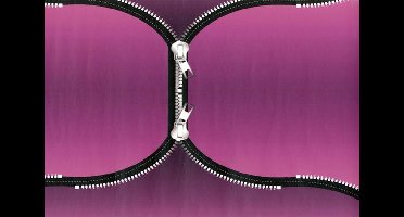 Dutch Wallcoverings Vliespanel Zipper 0,5x6m - paars