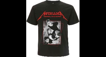 Metallica - Hardwired Band Concrete Heren T-shirt - M - Zwart