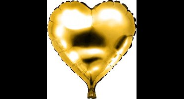 Folie ballon hart goud 46 x 49 cm - .