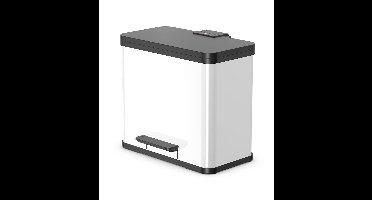 Hailo Öko Trio Plus Prullenbak - 3 x 9L  - Wit