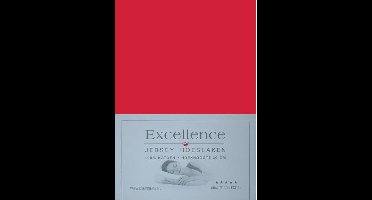 Excellence Jersey Hoeslaken - Tweepersoons - 160x200/210 cm - Red