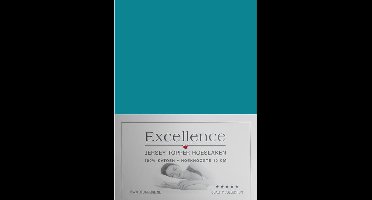 Excellence Jersey Topper Hoeslaken - Eenpersoons - 80/90x200/210 cm - Sea Green