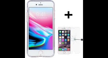 Hoesje Geschikt voor Apple iPhone 6/6S silicone back cover/Transparant hoesje