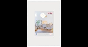Walther New Lifestyle - Kunststof lijst - Fotoformaat 20x30 cm - Kunstglas - Wit