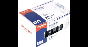 Grundig AA Batterijen – Alkaline Batterijen 1.2V 2100mAh – 24x Batterijen AA voor Klokken, Afstandsbedieningen, Speelgoed en Meer – Niet-Oplaadbaar