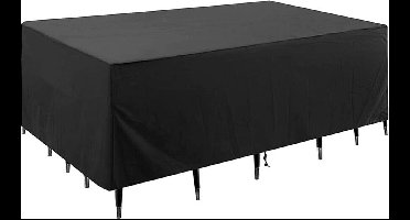 Hoppa! Tuinmeubelhoes - 120×90 cm - Zwart - UV-bestendig 420D Oxford-stof