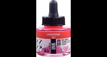 Amsterdam Acrylic Inkt Fles 30 ml Reflexroze 384