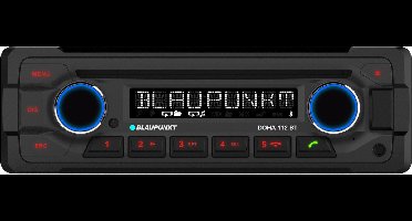 Blaupunkt Doha 112 BT Autoradio enkel DIN Aansluiting voor stuurbediening, Bluetooth handsfree, Incl. afstandsbediening, Incl. DAB-antenne