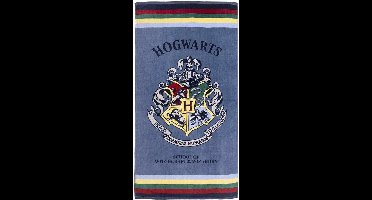 Strandhanddoek Harry Potter 8445484050370 Blauw 88 % Katoen 12 % Polyester