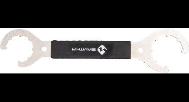 M-wave 2-in-1 Sleutel Spider 50/60 Mm Staal 36 Cm Zilver/zwart