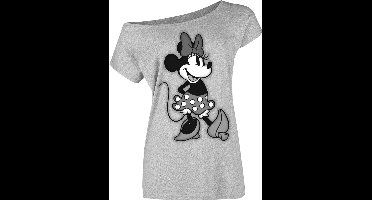 Mickey Mouse Minnie Mouse - Beauty Dames T-shirt - grijs - M