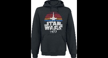 Star Wars 1977 Heren Trui met capuchon - zwart - XL