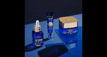 Bioxcin Anti-rimpels set - 1 x -Anti-rimpel Crème Collageen+Retinol Hyaluronzuur Filler 50 ml - 1 x Anti-rimpel serum 30 ml - 1 x anti-rimpel nacht oogcrème 30 ml - Geschenk set - Anti-rimpel - Gezichtsverzorging - Huidverzorging - Nacht Crème