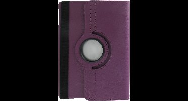 Hoesje Geschikt voor Apple iPad mini 4/5 7.9 inch 360° Draaibare Wallet case /flipcase stand/ hardcover achterzijde/ kleur Paars