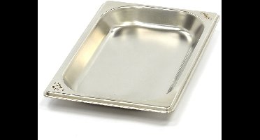 Gastronorm Bak - 1/4 GN - 2 cm Diep - RVS