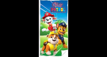 Paw Patrol strandlaken - 140 x 70 cm. - Play Patrol handdoek - sneldrogend