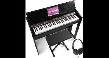 MAX RhapsodyDP61 complete keyboard set - digitale piano met meubel inclusief bankje en koptelefoon