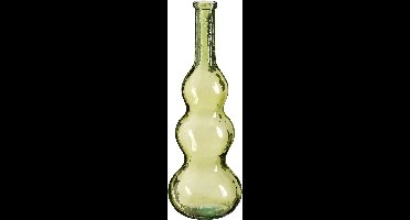 Mica Decorations Vaas Benito - 26.5x26.5x75 cm - Glas - Licht Groen