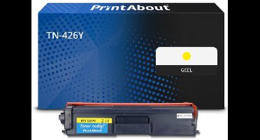 PrintAbout Huismerk Brother TN-426Y Toner Geel Extra hoge capaciteit