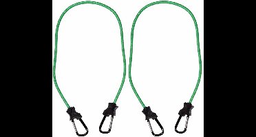 Vorel - Elastische Spanbanden - Karabijnhaak - 100cm - 8mm