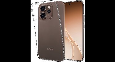 Just in Case hoesje geschikt voor Oppo Reno15 Pro Max Hoesje Siliconen - Flexibele Case - Transparant