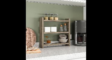 Skye Decor, Keukenplank, Cosmic - Walnut, Gemelamineerde spaanplaat, Walnoot, 44 x 40 x 10 cm