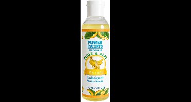 Glijmiddel op Waterbasis 200 ml – Banaan Smaak – Power Escorts Slide & Play – Geschikt voor Condooms