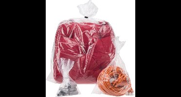 Plastic zakken (pe) transparant 14 x 4 x 32 cm 20 micron