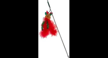 Plenty Gifts Kattenhengel Sparkle Rendier Met Veren