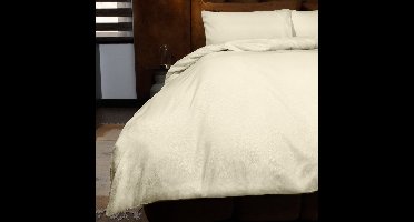 Zydante® Dekbedovertrek Emboss Rainbow 200x220 cm - Champagne - met 2 Kussenslopen