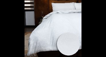 Zydante® Dekbedovertrek Emboss Rainbow 200x220 cm - Wit - met 2 Kussenslopen