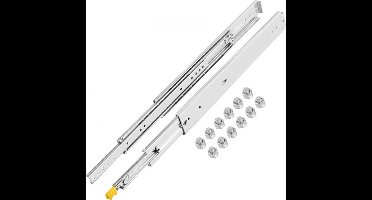 Lade Rails Uitschuifbare Rails 22 Inch Zwaar Werk Berekende Ladegeleiders