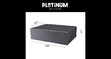 Platinum AeroCover - Loungesethoes - 210x200xH70cm - Ademend - Waterproof - Hoge kleurechtheid